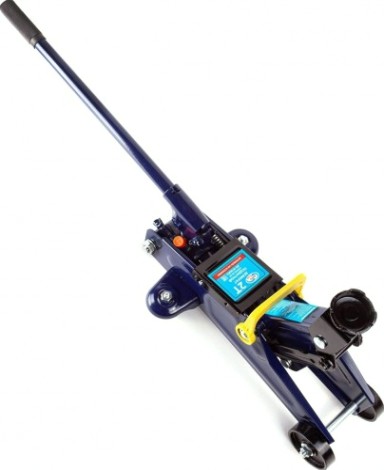 Домкрат подкатной Autovirazh AV-076002 2т + кейс (синий)