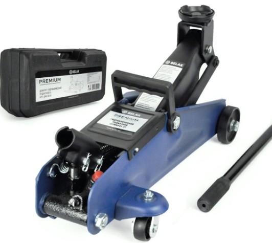 Домкрат подкатной BELAK PREMIUM 2т гидравлический в кейсе BAK30151 [BAK.30151]