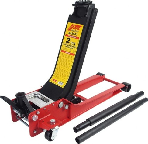 Домкрат подкатной JTC SJ2083 гидравлический 2 т, 70-600 мм [JTC-SJ2083]
