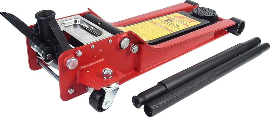 Домкрат подкатной JTC SJ2083 гидравлический 2 т, 70-600 мм [JTC-SJ2083]