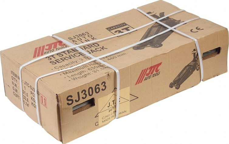 Домкрат подкатной JTC SJ3063 гидравлический, 3 т, 120-460 мм [JTC-SJ3063]