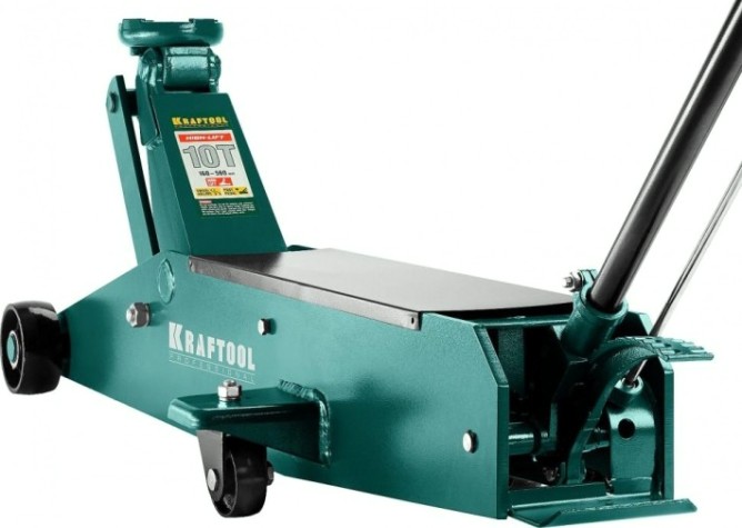 Домкрат подкатной KRAFTOOL "High-Lift" удлиненный, 10т, 160-560 мм, 43455-10 [43455-10]