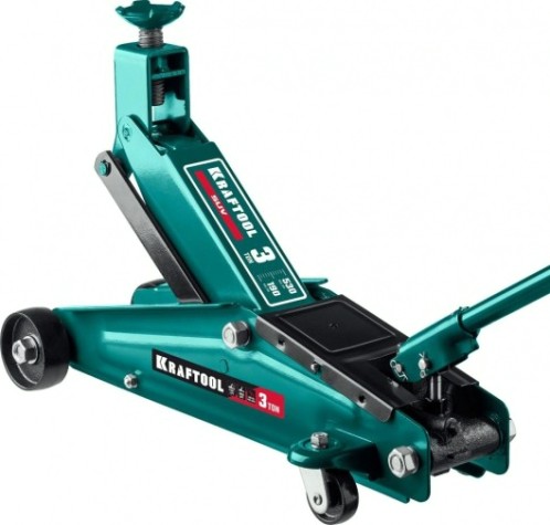 Домкрат подкатной KRAFTOOL SUV с высоким подъемом, 190-530мм, 3т [43458-3]