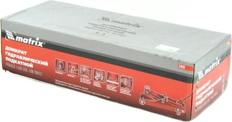 Домкрат подкатной MATRIX 2,0 т 85 - 330 мм Low Profile 51018 [51018]