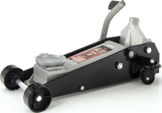 Домкрат подкатной MATRIX 3,5 т 145 - 490 мм с педалью Master 51045 [51045]