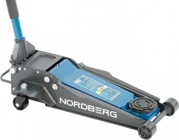 Домкрат подкатной NORDBERG N32034 супернизкий 3 тонн, h=75-510 мм [ЦБ-0008591]