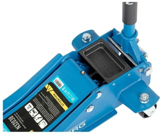 Домкрат подкатной NORDBERG N32038 супернизкий 3 тонн, h=75-505 мм