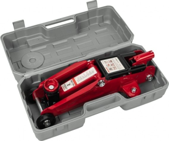 Домкрат подкатной REXANT 80-0604 2т в кейсе