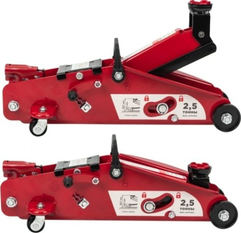 Домкрат подкатной REXANT 80-0605 2,5т с фиксатором Домкрат подкатной REXANT 80-0605 2,5т с фиксатором