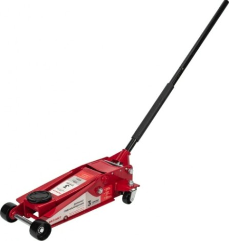 Домкрат подкатной REXANT 80-0608 3т профессиональный Домкрат подкатной REXANT 80-0608 3т профессиональный