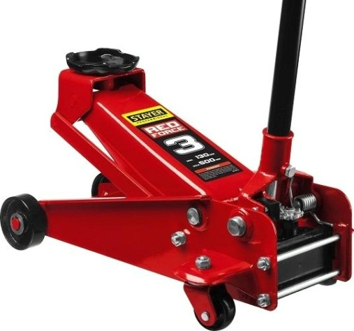 Домкрат подкатной STAYER F-30 3т 130-500мм с высоким подъемом для сто, red force [43150-3]