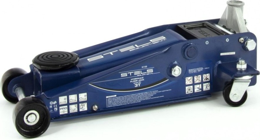 Домкрат подкатной STELS QUICK LIFT быстрый подъем (3,0 т - 130/465 мм) 51133 [51133]