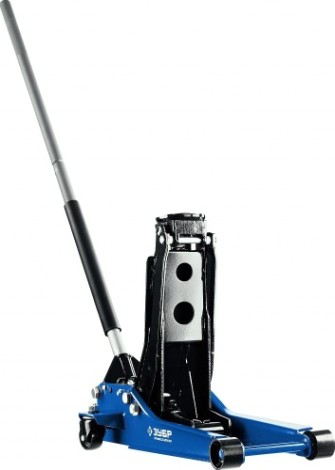 Домкрат подкатной ЗУБР Профессионал X85 гидравлический 3т для сто [43051-3_z02]