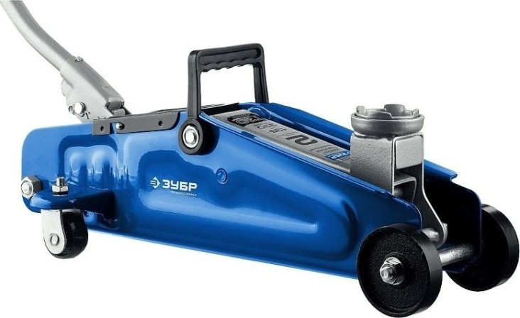 Домкрат подкатной ЗУБР T30 "ПРОФЕССИОНАЛ" 2 т - 135/330 мм в кейсе 43053-2-К [43053-2-K]