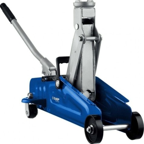 Домкрат подкатной ЗУБР T30 "ПРОФЕССИОНАЛ" 2 т - 135/330 мм в кейсе 43053-2-К [43053-2-K]