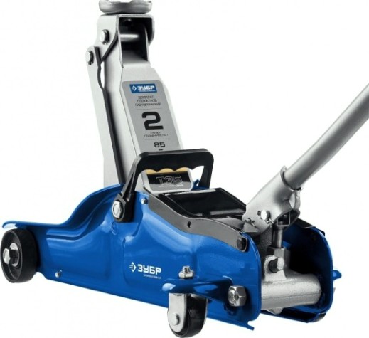 Домкрат подкатной ЗУБР T35 "ПРОФЕССИОНАЛ" 2 т - 85/330 мм низкий подхват 43056-2 [43056-2]