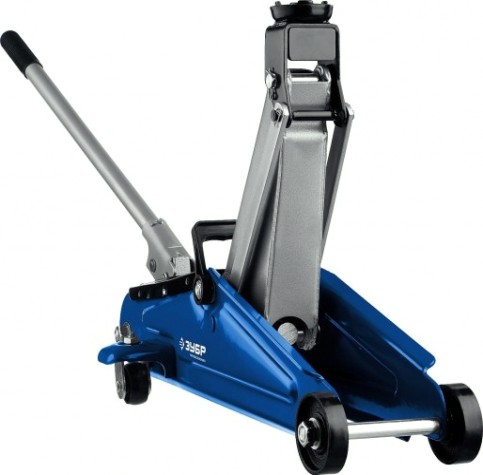 Домкрат подкатной ЗУБР T50 "ПРОФЕССИОНАЛ" 2 т - 130/380 мм 43052-2 [43052-2]