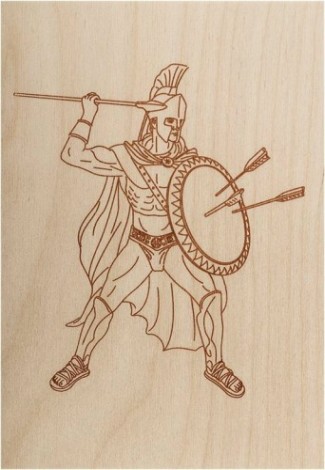 Доска для выжигания REXANT ДВ0937 «набор №2» (воин/динозавр/собака/машина/без рисунк [12-0937]