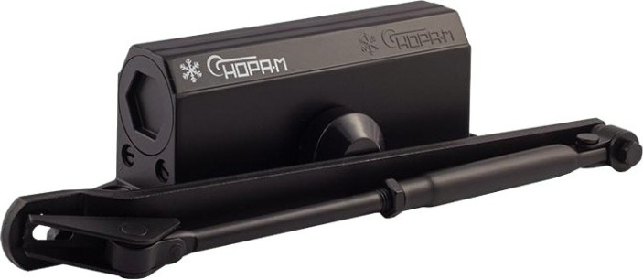 Доводчик дверной НОРА-М 3S бол. морозостойкий "Черный" [14878]