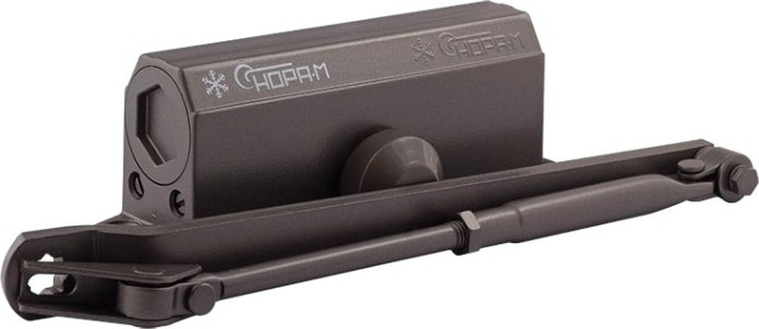 Доводчик дверной НОРА-М 3S бол. морозостойкий "Графит/Бронза" [4990]