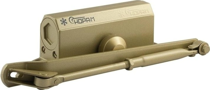 Доводчик дверной НОРА-М 3S бол. морозостойкий "Золото" [4991]