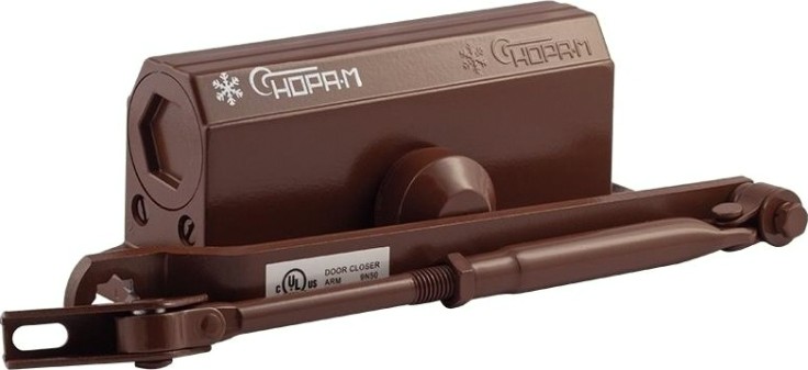 Доводчик дверной НОРА-М 3S мал. морозостойкий "Коричневый" [15886]