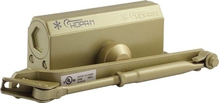 Доводчик дверной НОРА-М 3S мал. морозостойкий "Золото" [4996]