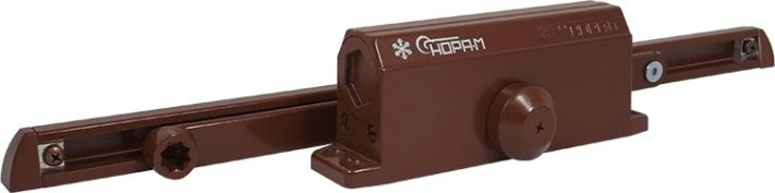 Доводчик дверной НОРА-М 3S Slider морозостойкий "Коричневый" [18766]
