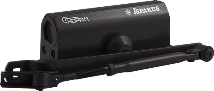 Доводчик дверной НОРА-М 420 ISPARUS морозостойкий "Черный" [18760]