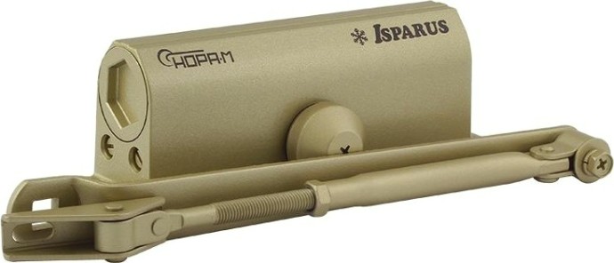 Доводчик дверной НОРА-М 420 ISPARUS морозостойкий "Золото" [18759]