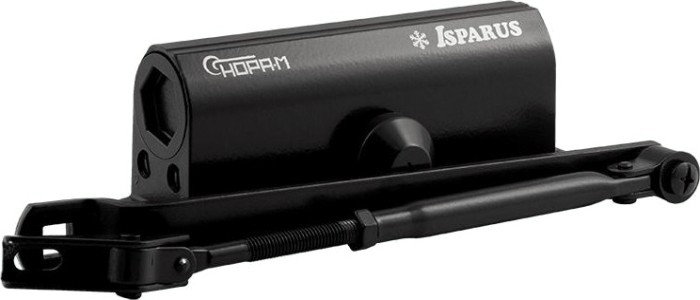 Доводчик дверной НОРА-М 430 ISPARUS морозостойкий "Черный" [17195]