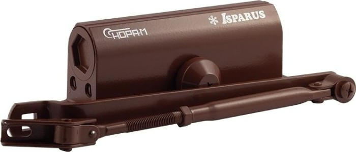 Доводчик дверной НОРА-М 430 ISPARUS морозостойкий "Коричневый" [16819]