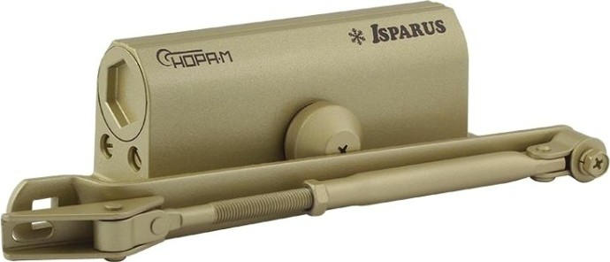 Доводчик дверной НОРА-М 430 ISPARUS морозостойкий "Золото" [18343]