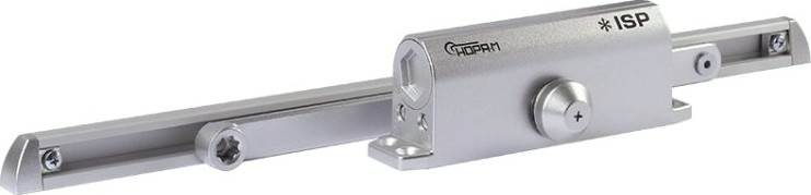 Доводчик дверной НОРА-М 430 Slider ISPARUS морозостойкий "Серебро" [18776]