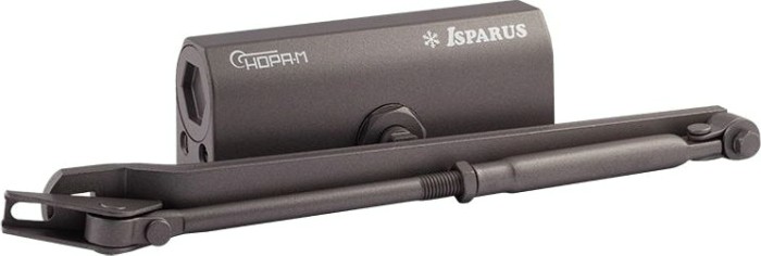 Доводчик дверной НОРА-М 440 ISPARUS морозостойкий "Графит" [17203]