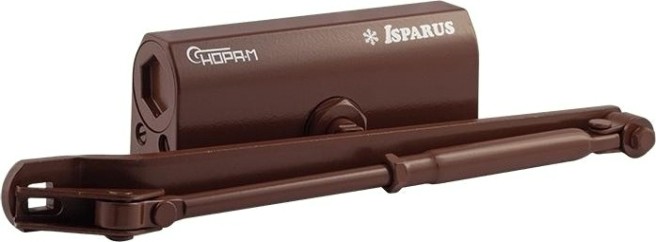 Доводчик дверной НОРА-М 440 ISPARUS морозостойкий "Коричневый" [17205]