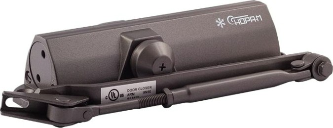 Доводчик дверной НОРА-М 4ST морозостойкий "Графит" [16646]