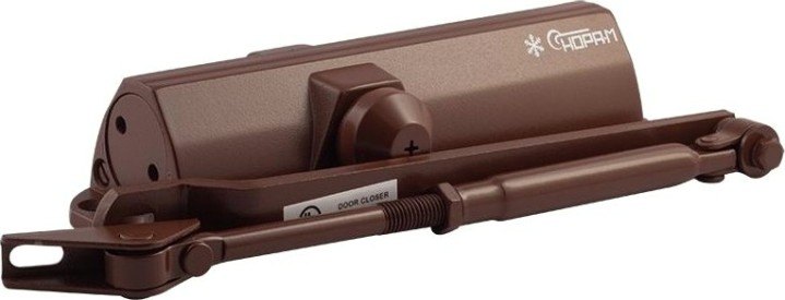 Доводчик дверной НОРА-М 4ST морозостойкий "Коричневый" [16647]