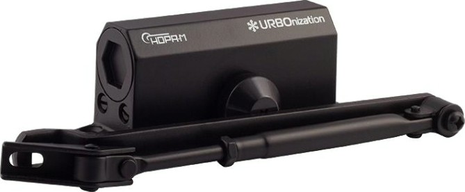 Доводчик дверной НОРА-М 510 URBOnization морозостойкий "Черный" [16632]