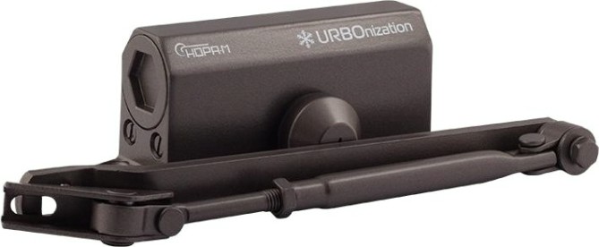 Доводчик дверной НОРА-М 510 URBOnization морозостойкий "Графит/Бронза" [16628]