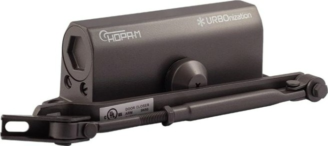 Доводчик дверной НОРА-М 520 URBOnization морозостойкий "Графит/Бронза" [16606]