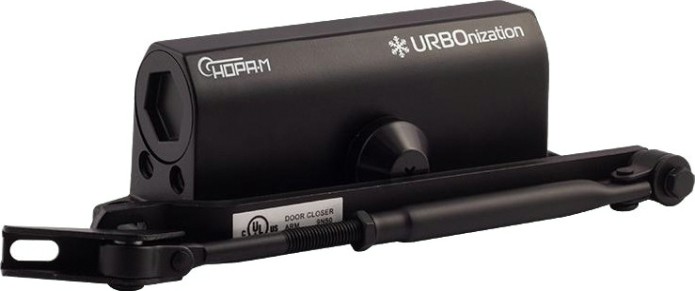 Доводчик дверной НОРА-М 530 URBOnization морозостойкий "Черный" [16616]