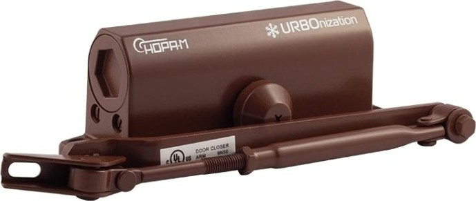 Доводчик дверной НОРА-М 530 URBOnization морозостойкий "Коричневый" [16615]