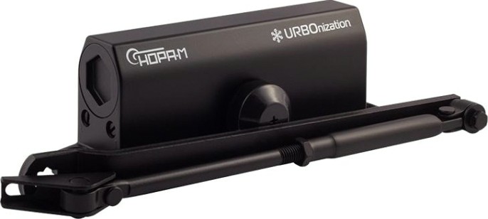 Доводчик дверной НОРА-М 540 URBOnization морозостойкий "Черный" [16637]