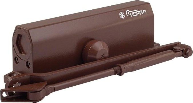 Доводчик дверной НОРА-М 740DA "Коричневый" [18412]