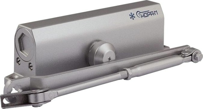 Доводчик дверной НОРА-М 740DA "Серый" [18684]