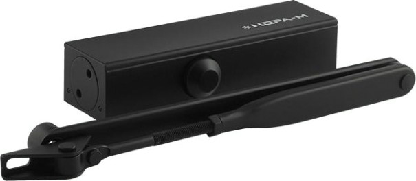 Доводчик дверной НОРА-М 820 с рычажной тягой "Черный" [19274]