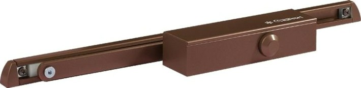 Доводчик дверной НОРА-М 820 Slider со скользящей тягой "Коричневый" [18928]