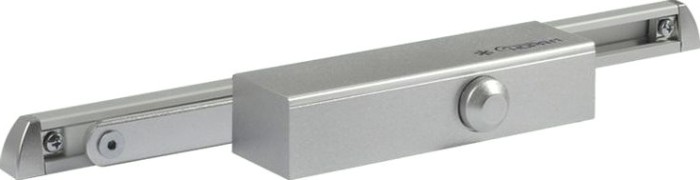 Доводчик дверной НОРА-М 820 Slider со скользящей тягой "Серебро" [18836]