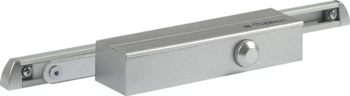 Доводчик дверной НОРА-М 830 Slider со скользящей тягой "Серебро" [18839]